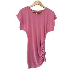 Anthropologie Daily Ritual Side Cinch Tunic Blouse Pink Size Small